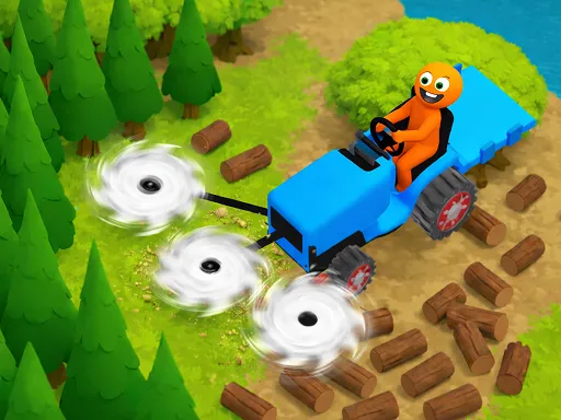 Crazy Lumberjack: Cut Them All